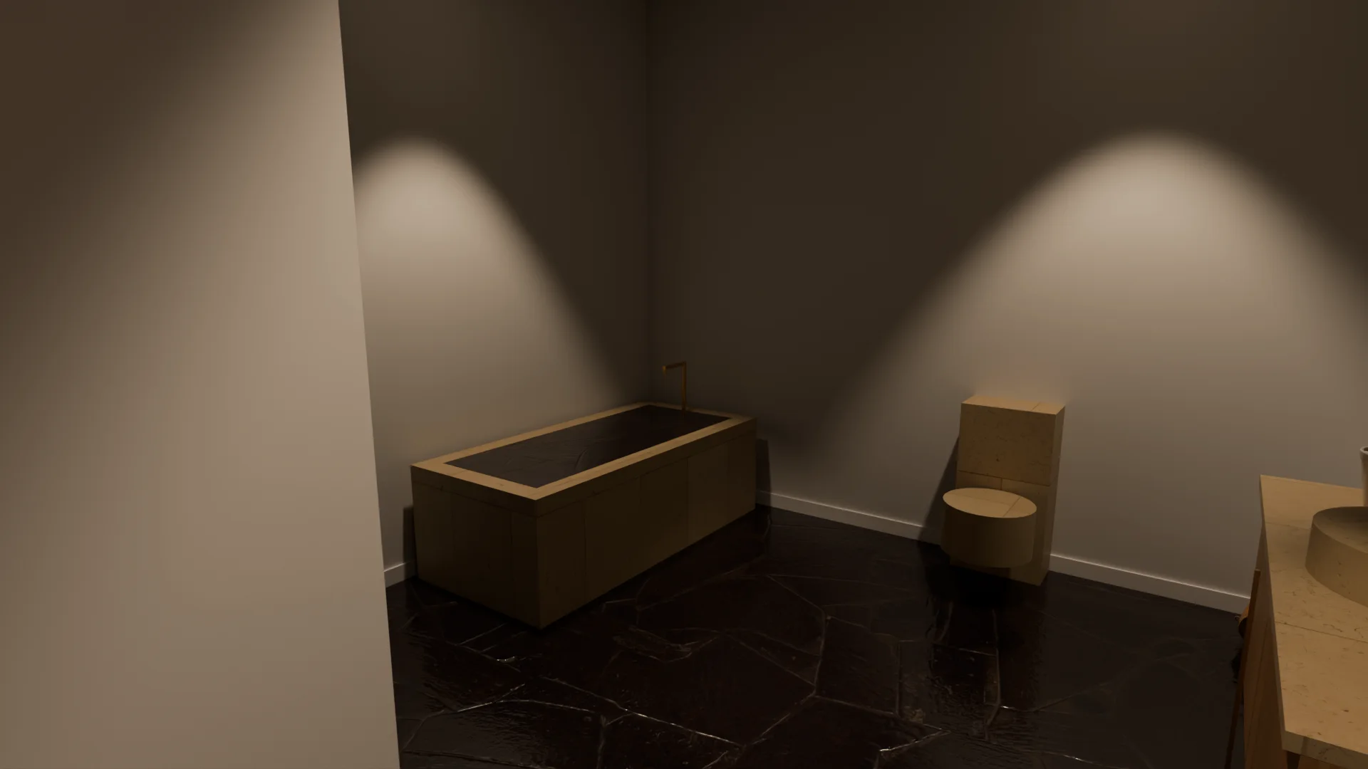 Demo apartment — off-plan, 85 m² — Bathroom