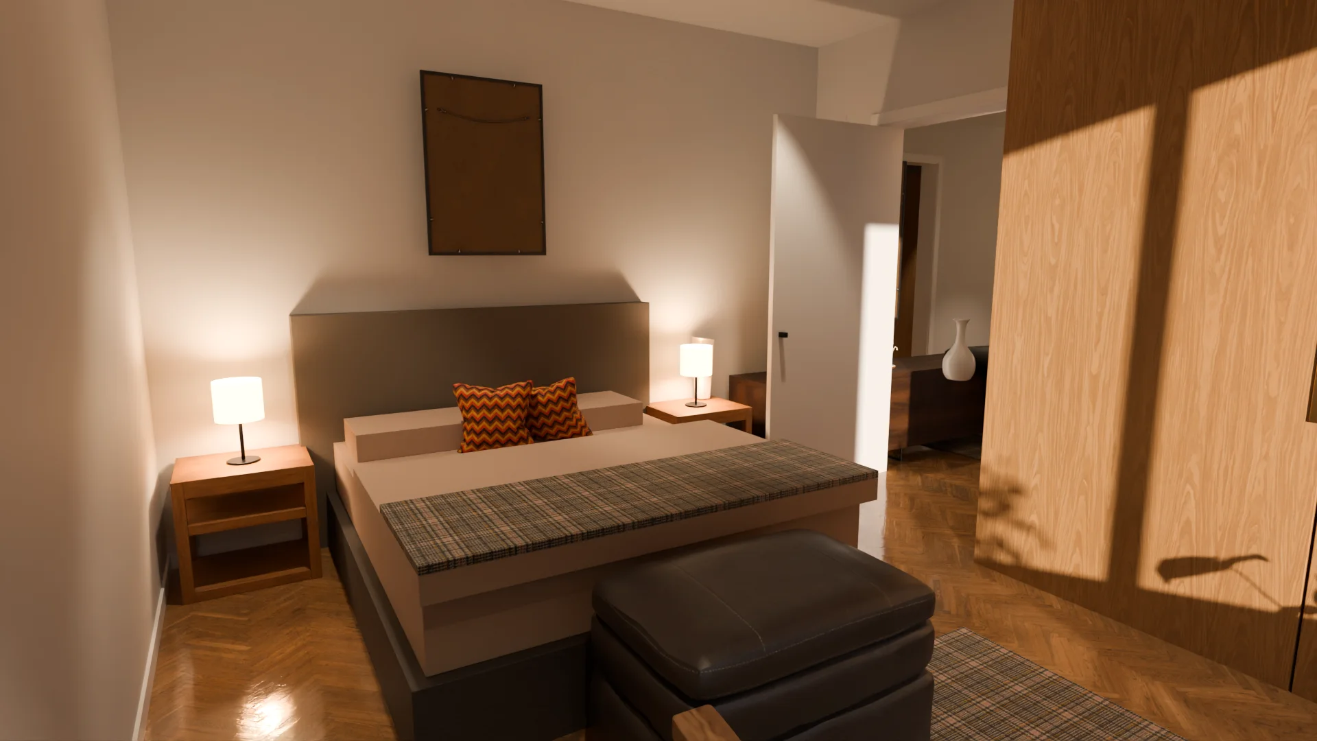 Demo apartment — off-plan, 85 m² — Bedroom